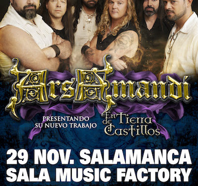 Ars Amandi confirma tres nuevas fechas en Salamanca, Valladolid y Madrid