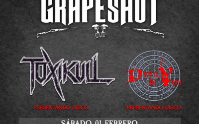 GRAPESHOT sustituye a SOLDIER en la fiesta presentación del Palacio Metal Fest