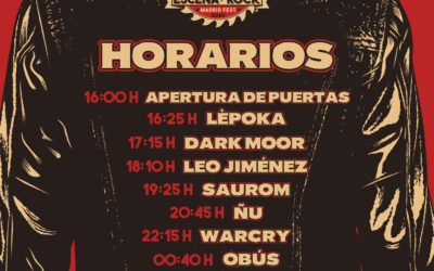 El festival Escena Rock anuncia sus horarios, con conciertos completos de WARCRY y OBÚS
