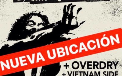 Cambio de ubicación del concierto de Jerez de CRISIX