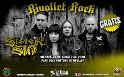 RIPOLLET ROCK 2020 verá el regreso de SISTER SIN