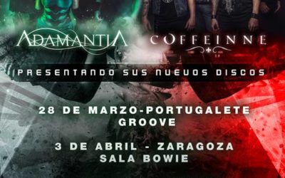 Próximas fechas de ADAMANTIA por la península