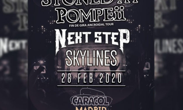 STONED AT POMPEII actuará en Madrid el 28 de febrero