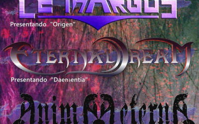 LETHARGUS + ANIMA AETERNA + ETERNAL DREAM actuarán en Madrid el 22 de febrero