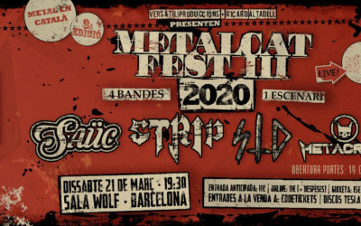 Disponible el cartel del METAL CAT FEST 3 para el próximo 21 de marzo