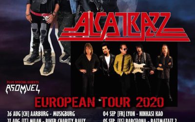 GIRLSCHOOL, ALCATRAZZ y ASOMVEL juntos en una gira europea en septiembre del 2020