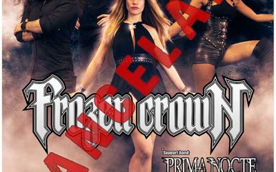 Queda cancelada la gira de FROZEN CROWN en España