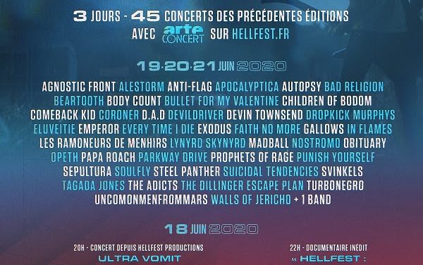 HELLFEST anuncia una edición virtual desde casa