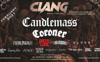 CORONER ya trabaja en un nuevo disco y anuncia 3 fechas en Europa