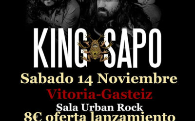 KING SAPO actuará el 14 de noviembre en Vitoria-Gasteiz