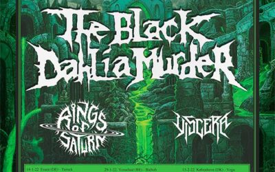 THE BLACK DAHLIA MURDER y RINGS OF SATURN girarán por España en enero de 2022
