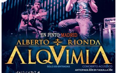 ALQUIMIA actuará en acústico el 26 de diciembre en Pinto (Madrid)