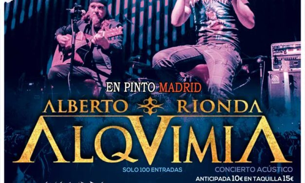 ALQUIMIA actuará en acústico el 26 de diciembre en Pinto (Madrid)