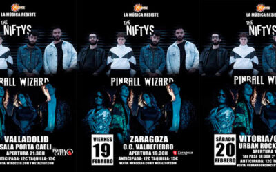 Confirmadas las primeras fechas de PINBALL WIZARD + THE NIFTYS
