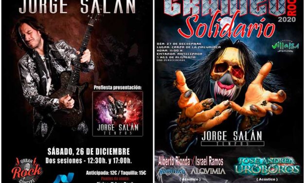 JORGE SALÁN actúa en Vitoria y Madrid este fin de semana
