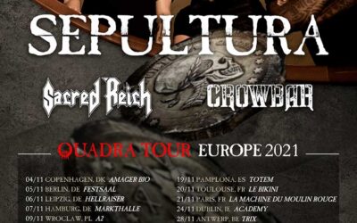 SEPULTURA llegará a España en noviembre de 2021