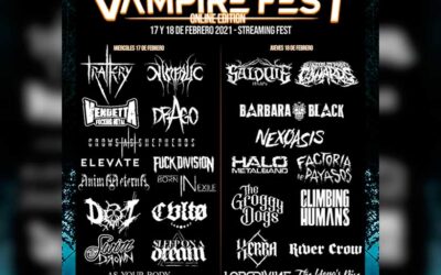 Ya llega el VAMPIRE FEST Online Edition: bandas por día y más info