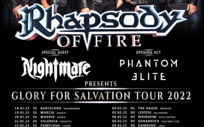 RHAPSODY OF FIRE anuncia gira por España en enero de 2022