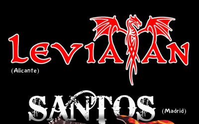 Primer fin de semana de agosto en la sala Rockville (Madrid): LEVIATÁN, SANTOS y ARCANO BOREAL