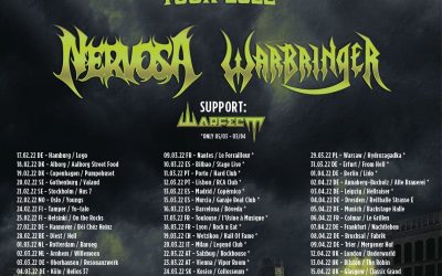 Gira conjunta de WARBRINGER y NERVOSA por España en marzo de 2022