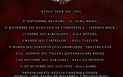 KTULU publica el vídeo de «Apocalipsis 25D» y actualiza su gira 2022