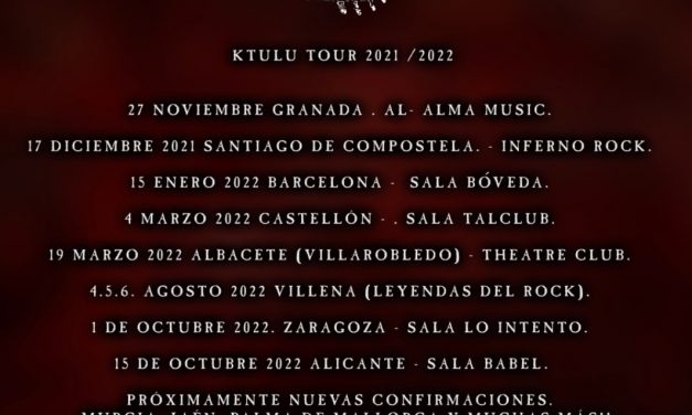 KTULU publica el vídeo de «Apocalipsis 25D» y actualiza su gira 2022