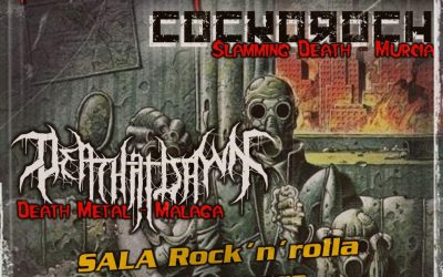 COCKOROCH, HOMIZIDE y DEATH AT DAWN actuarán en Granada en enero