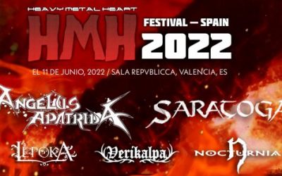 SARATOGA y NOCTURNIA se añaden al cartel del festival Heavy Metal Heart de Valencia