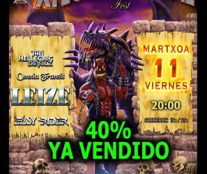 Vuelve el XI EUSKAL METAL Fest en Donostia