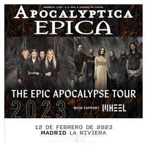 APOCALYPTICA, EPICA y WHEEL se darán cita en Madrid este próximo febrero