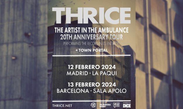 Gira de THRICE por el 20 aniversario de The Artist in the Ambulance