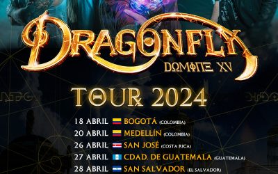 Mañana comienza la gira de DRAGONFLY por Hispanoamérica
