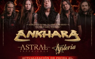 Aplazado el concierto de ANKHARA previsto para este viernes 24 de mayo