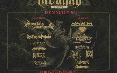 Distribución de bandas por días en el Arcanxo Festival