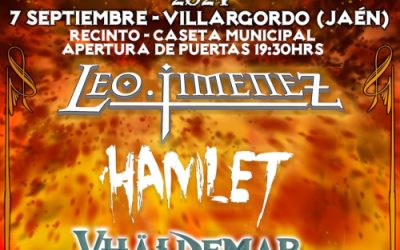 Cartel completo del XI FESTIVAL DE ROCK LA PÚA de Villargordo (Jaen)