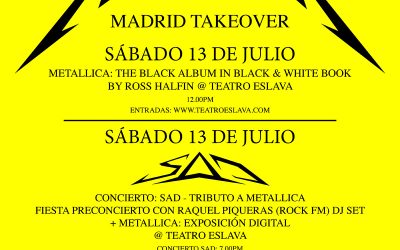 METALLICA en Madrid: 2 conciertos y actividades paralelas