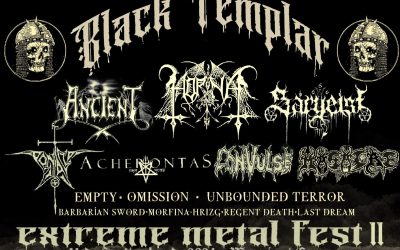 Quedan menos de 20 días para el  BLACK TEMPLAR EXTREME METAL FEST II