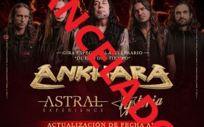Concierto de ANKHARA en Valencia cancelado