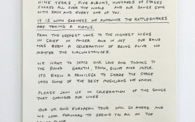 FRANK CARTER & THE RATTLESNAKES anuncía separación temporal tras finalizar su gira europea