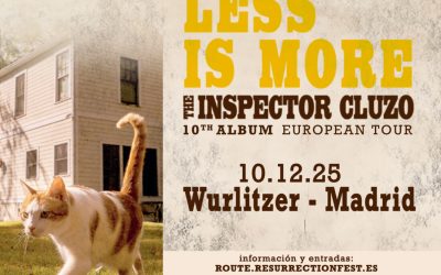 THE INSPECTOR CLUZO presentará su décimo LP en Madrid
