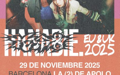 HANABIE. dará dos conciertos en Barcelona y Madrid en noviembre