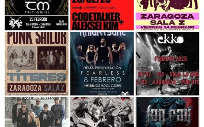 Febrero: agenda de conciertos en Zaragoza