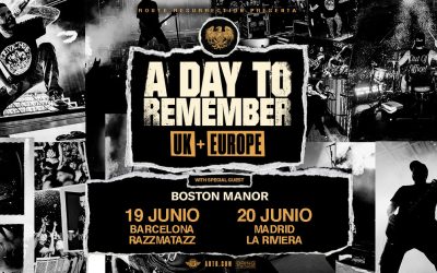 Nueva ROUTE RESURRECTION: A DAY TO REMEMBER estará en Barcelona y Madrid en junio