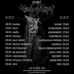 Stage times Winds of Agony 2025