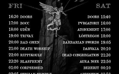 Publicados los horarios del festival WINDS OF AGONY