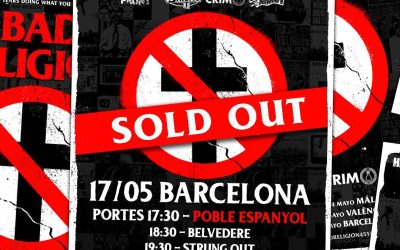 Barcelona se rinde al punk: BAD RELIGION agota entradas y solo queda una opción
