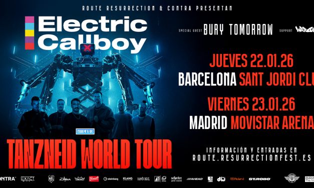 BURY TOMORROW y WARGASM: las bandas que acompañarán a ELECTRIC CALLBOY en su paso por España