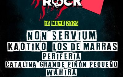 Cartel completo del Festival Vincula Rock (Escañuela, Jaén), próximo 16 de Mayo de 2026