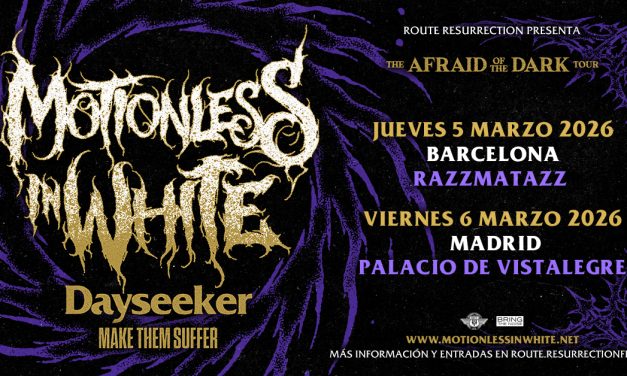 Ya conocemos los horario de MOTIONLESS IN WHITE