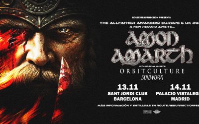 AMON AMARTH traerán su épica vikinga a Madrid en noviembre de 2026
